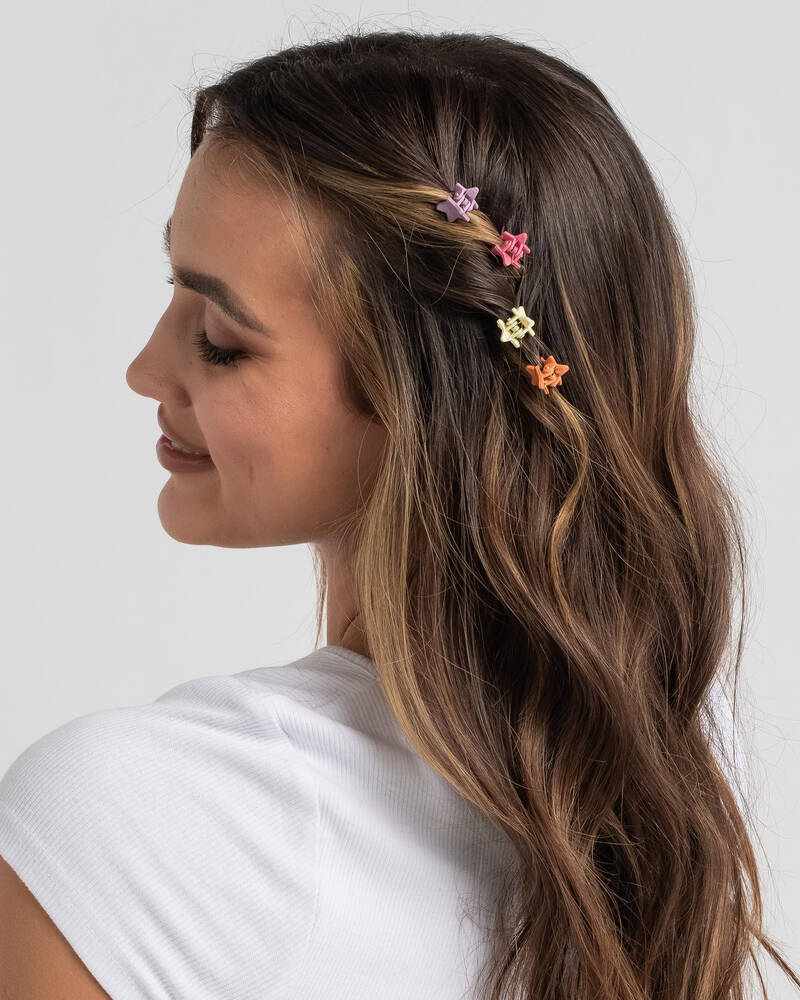 Karyn In LA Mini Star Hair Clip Pack for Womens
