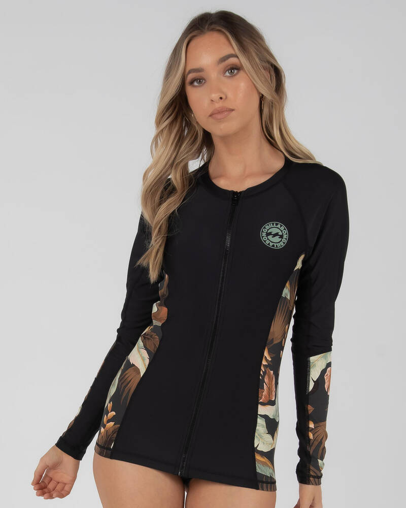 Billabong Tropicale Long Sleeve Rash Vest for Womens