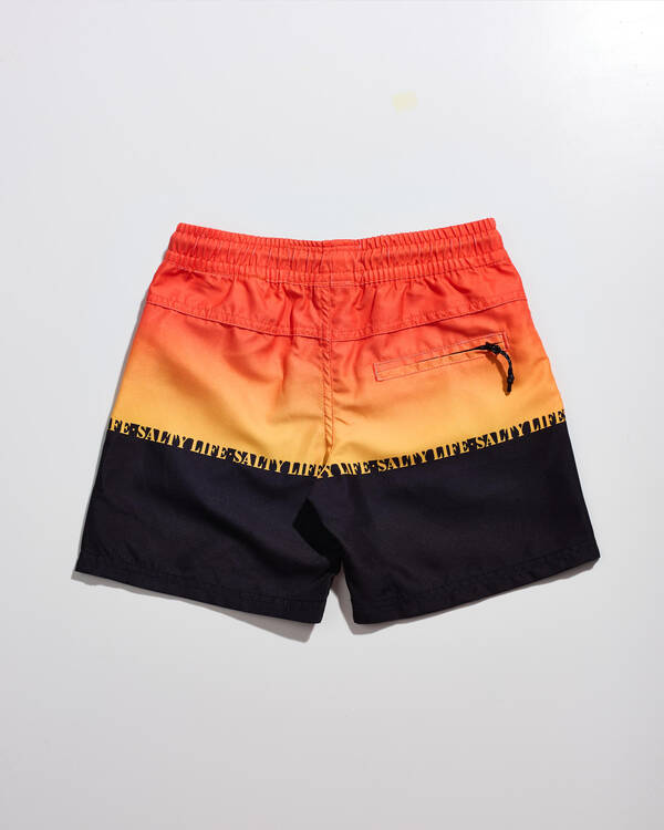 Salty Life Toddlers' Fire Edge Elastic Waist Shorts for Mens