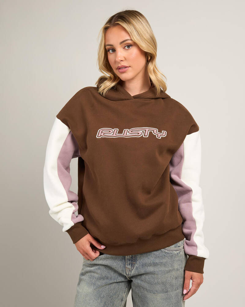Rusty Neopole Panelled Hoodie for Womens