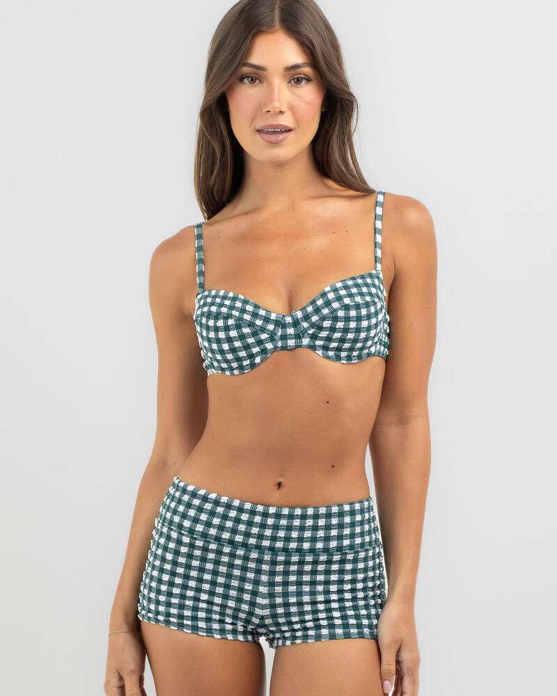 Roxy The Plaid Pulse Shortie Bikini Bottom for Womens