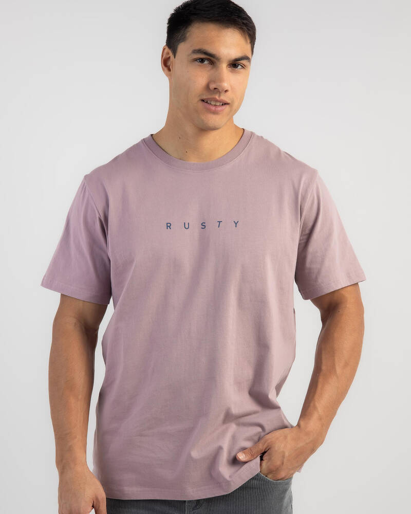 Rusty Short Cut T-Shirt for Mens