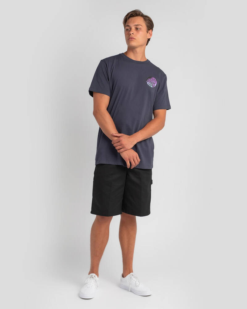 Santa Cruz Dope Planet Fade T-Shirt for Mens