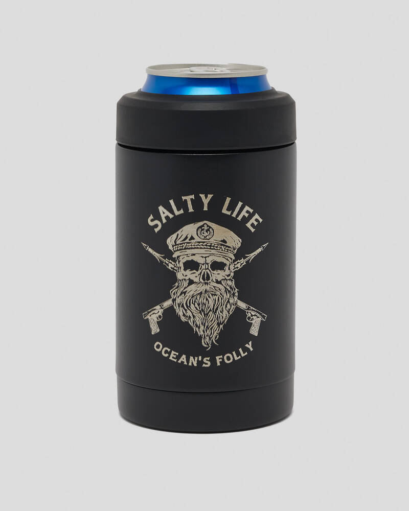 Salty Life Blackbeard Insulated Stubby Cooler for Mens