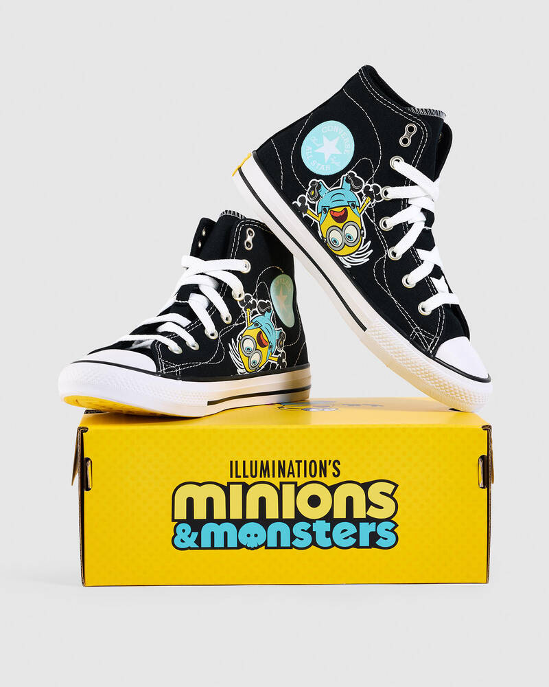 Converse Boys' Minions Chuck Taylor All Star Hi Tops Shoes for Mens