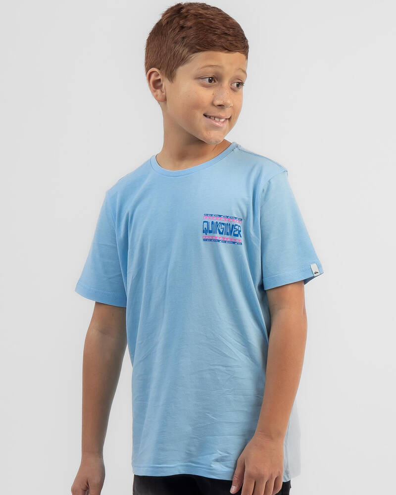 Quiksilver Boys' Warped Frames T-Shirt for Mens