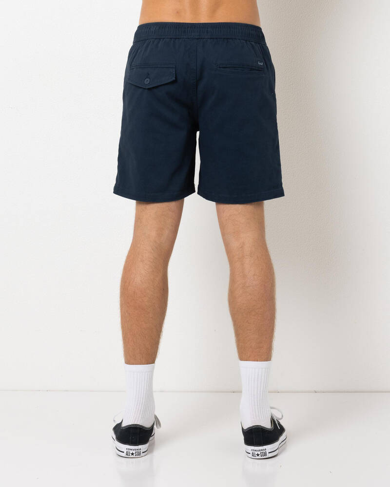 Lucid Toggle Elastic Waist Shorts for Mens