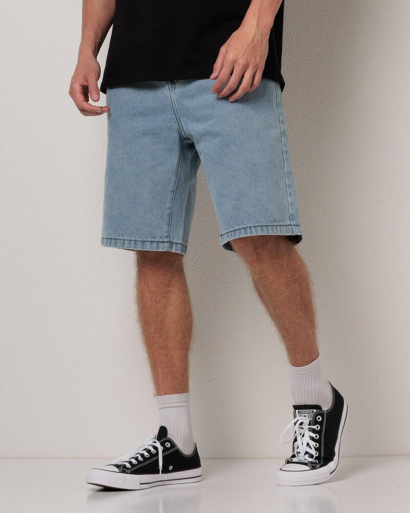 S-Double Embroidered 5 Pocket Shorts for Mens
