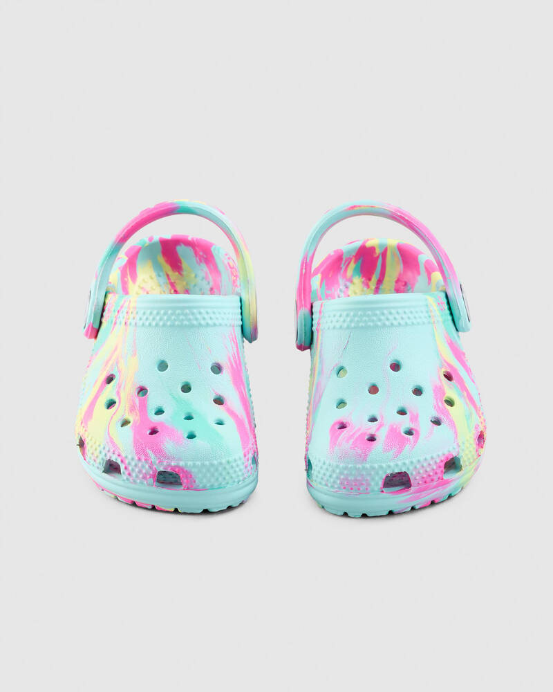 Crocs Toddlers' Classic Marbled Clogs for Unisex