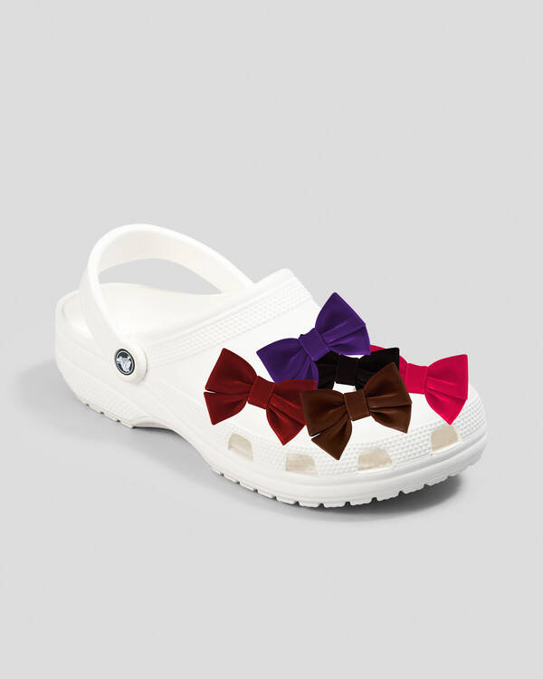 Crocs Solid Romantic Bow Jibbitz 5 Pack for Unisex