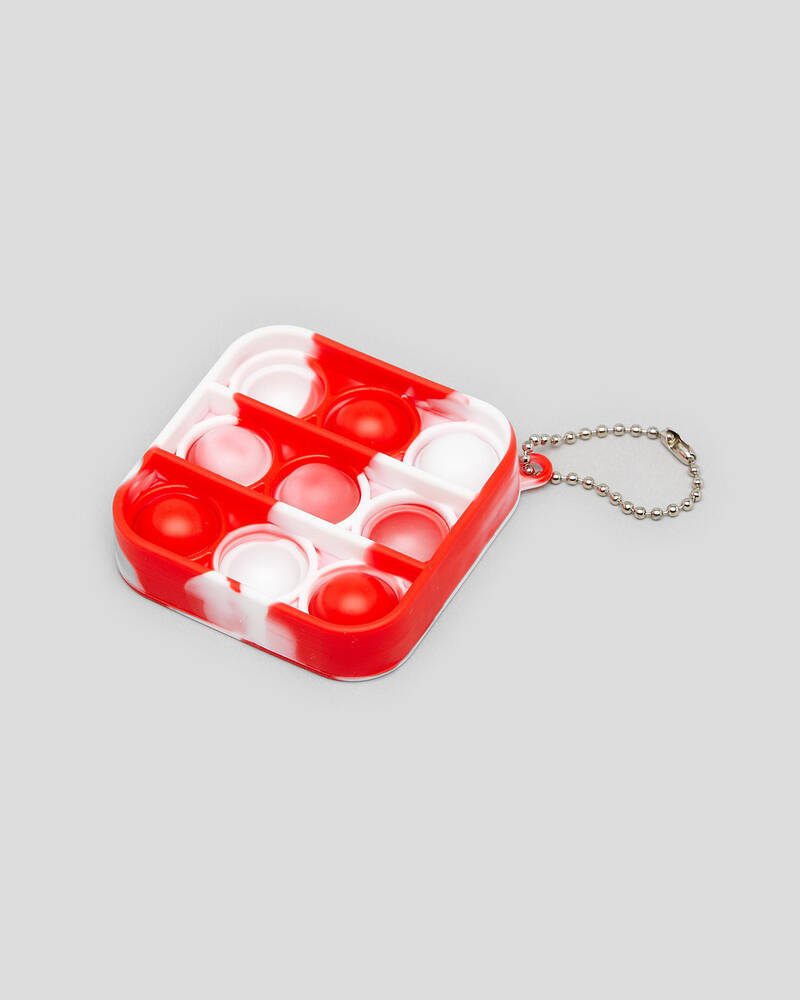 Get It Now Square Popper Keyring for Unisex