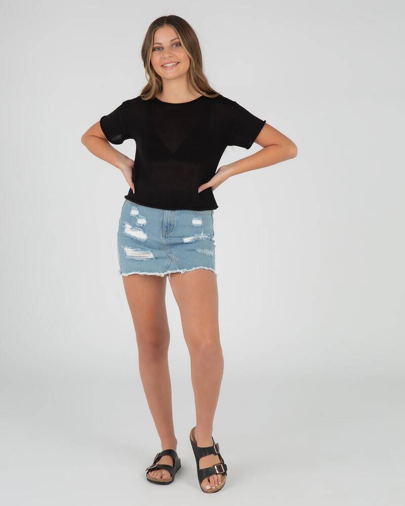 Mooloola Girls' Weekender Knit Top for Womens