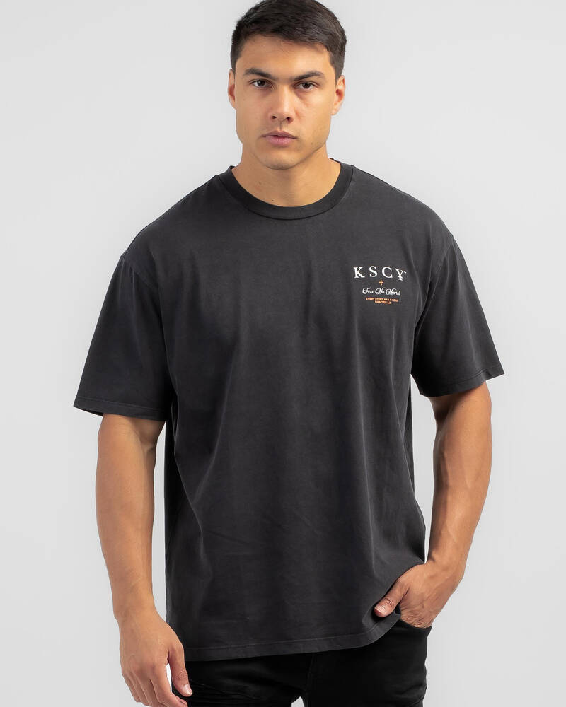 Kiss Chacey Suburban Gothic Heavy Box Fit T-Shirt for Mens