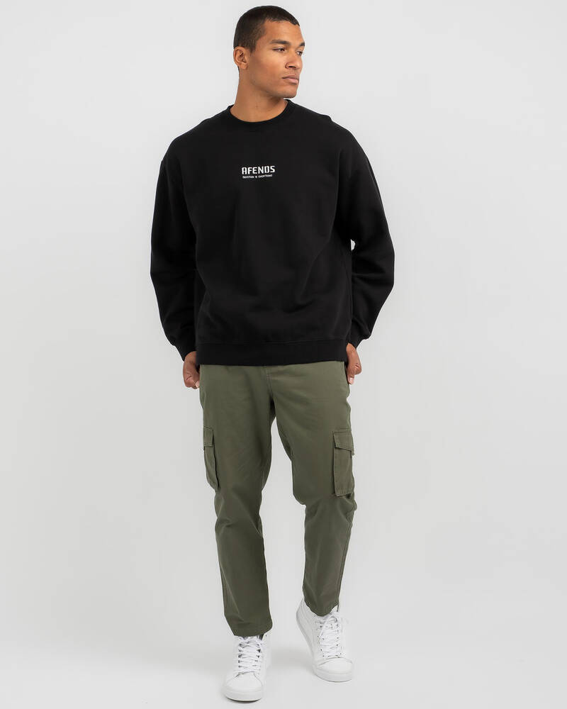 Afends Questions Crewneck Sweater for Mens