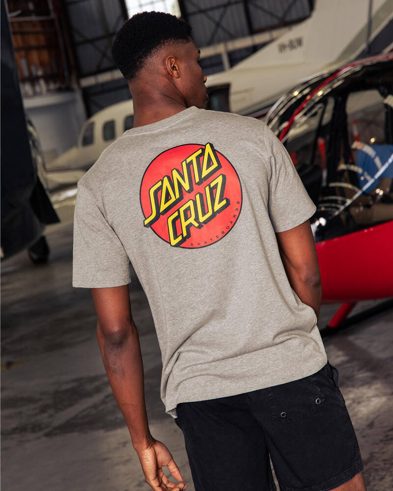 Santa Cruz Classic Dot Chest T-Shirt for Mens