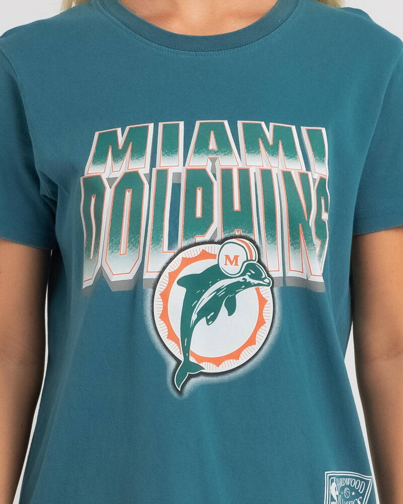 Mitchell & Ness Vintage 90s Block Blur T-Shirt for Womens