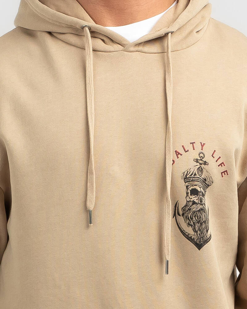 Salty Life Anchors Hoodie for Mens