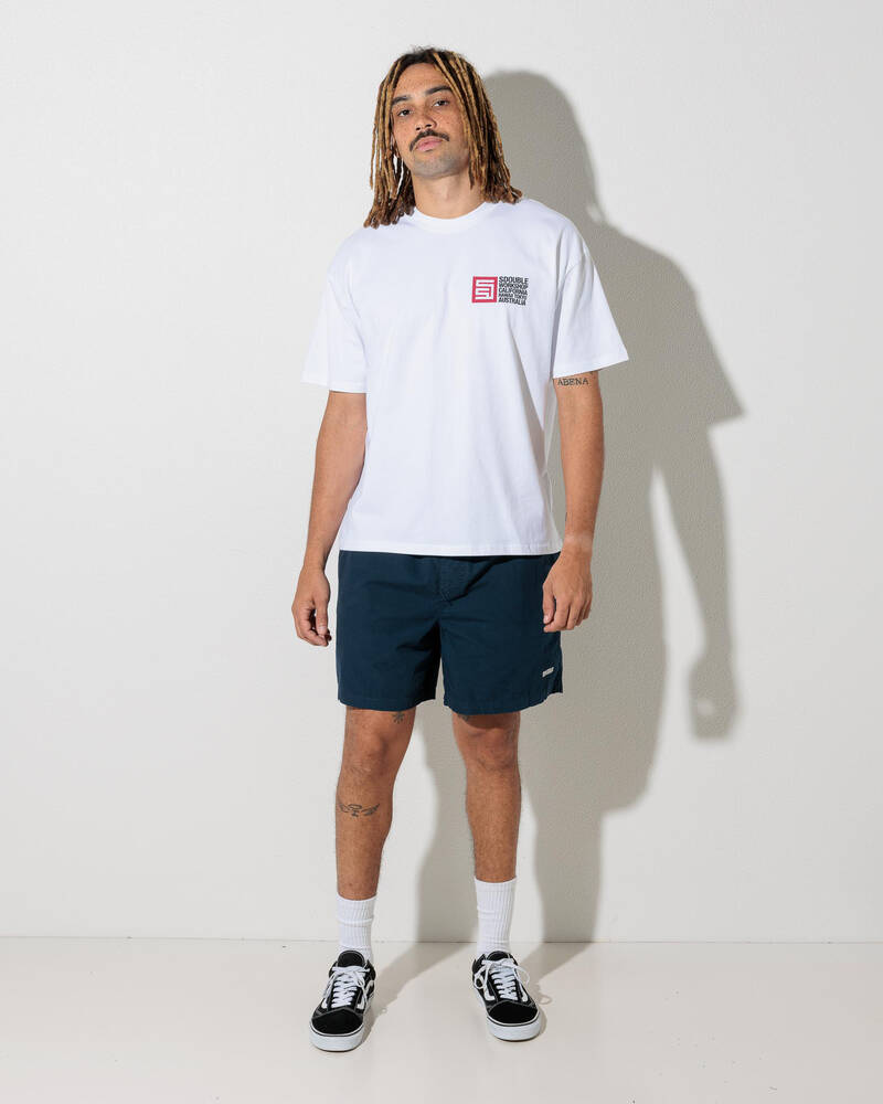 S-Double City Cube T-Shirt for Mens