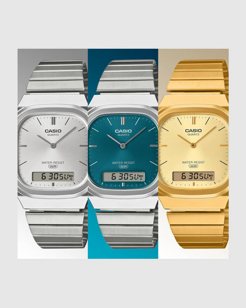 Casio AQ240E-7A SS Watch for Mens