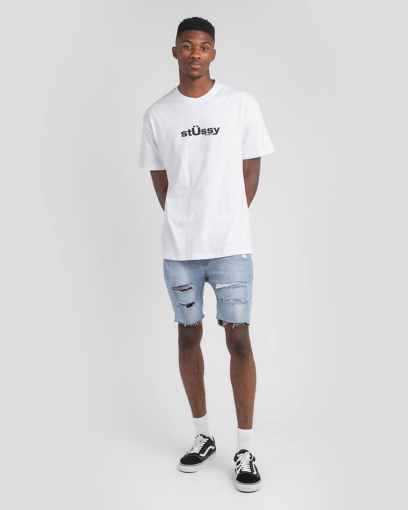 Stussy Big U Short Sleeve T-Shirt for Mens