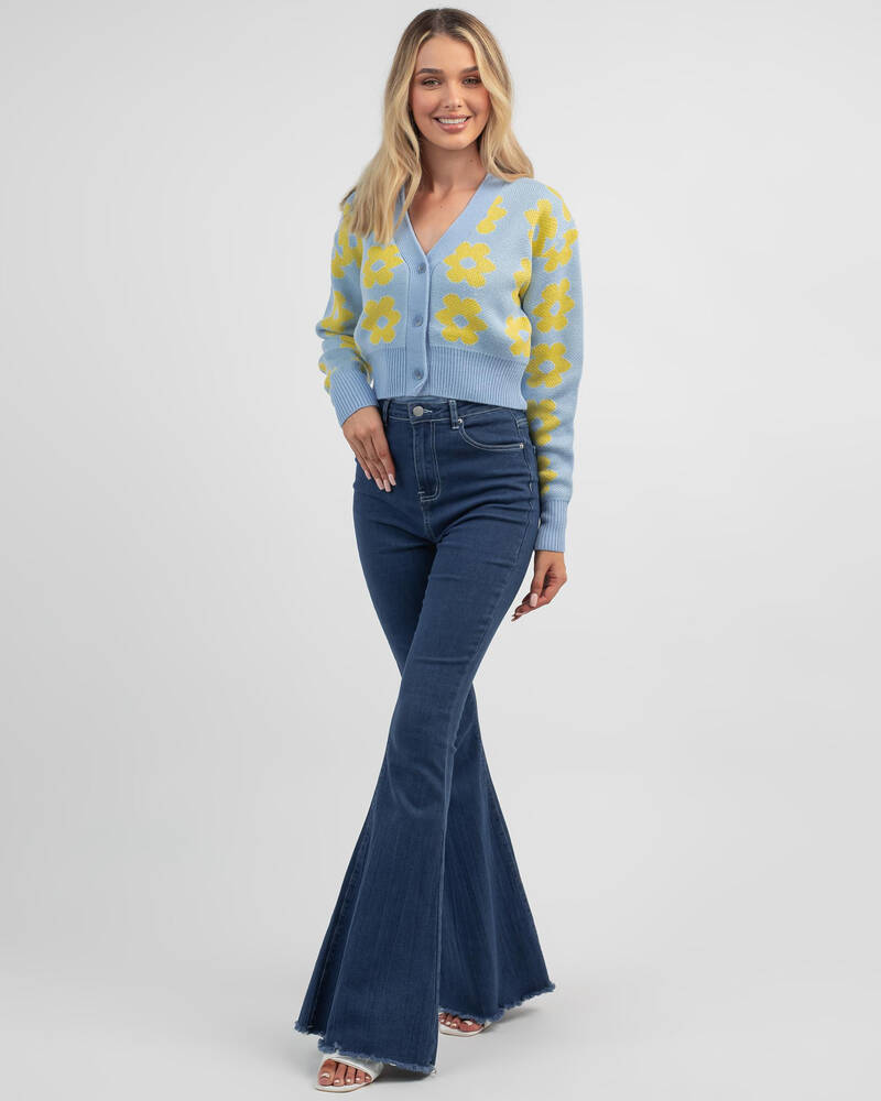 Mooloola Daisy Knit Cardigan for Womens