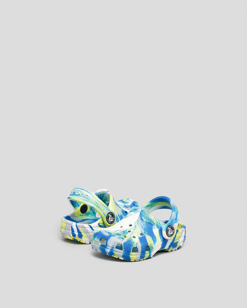 Crocs Toddlers' Classic Marble Clog Sandals for Unisex