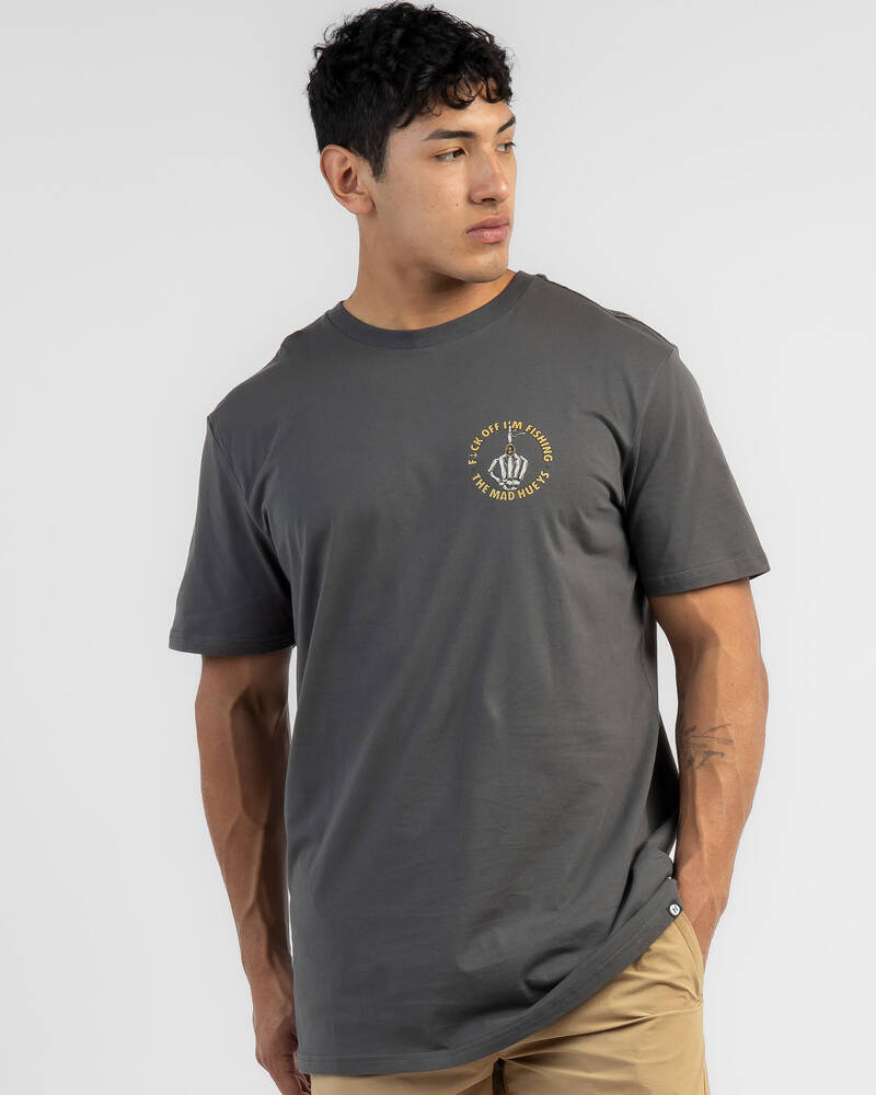 The Mad Hueys Fk Off I'm Fishing Again T-Shirt for Mens