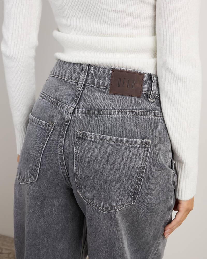 DESU Cyndi Barrel Leg Jeans for Womens