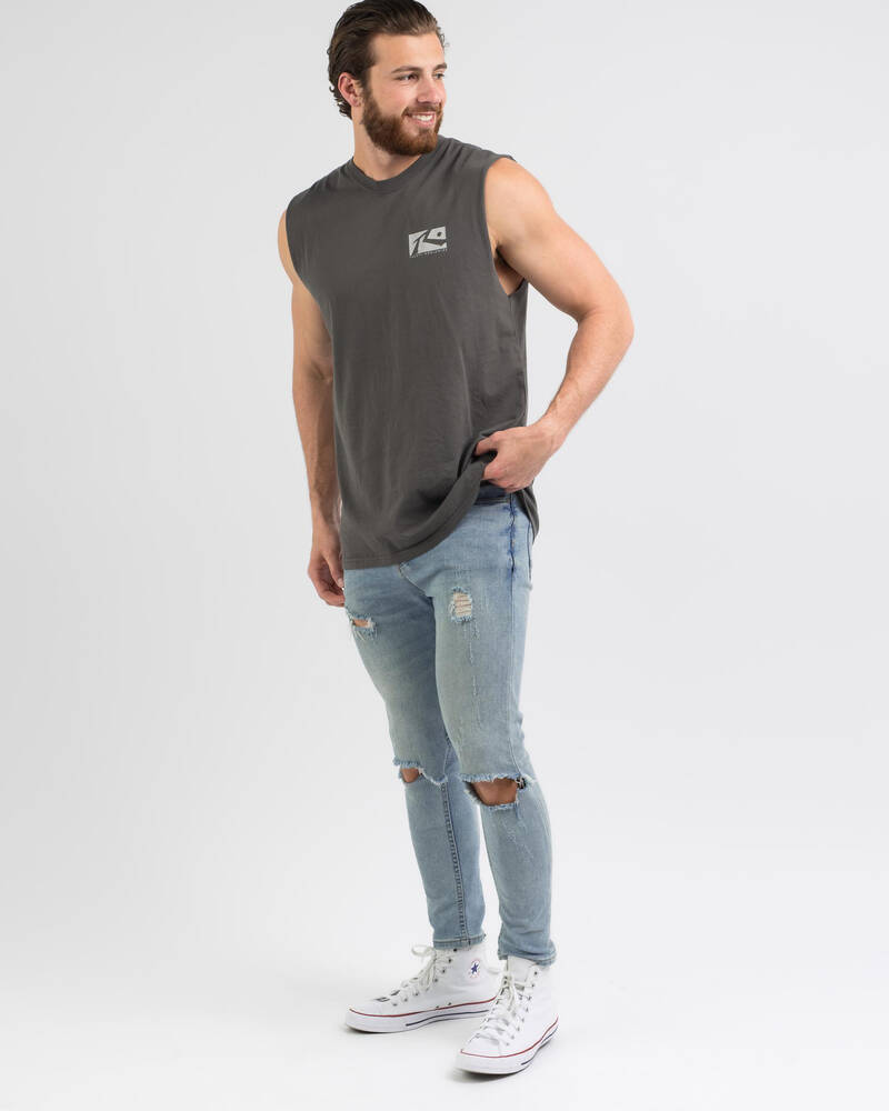 Rusty Boxed In Muscle Tank for Mens