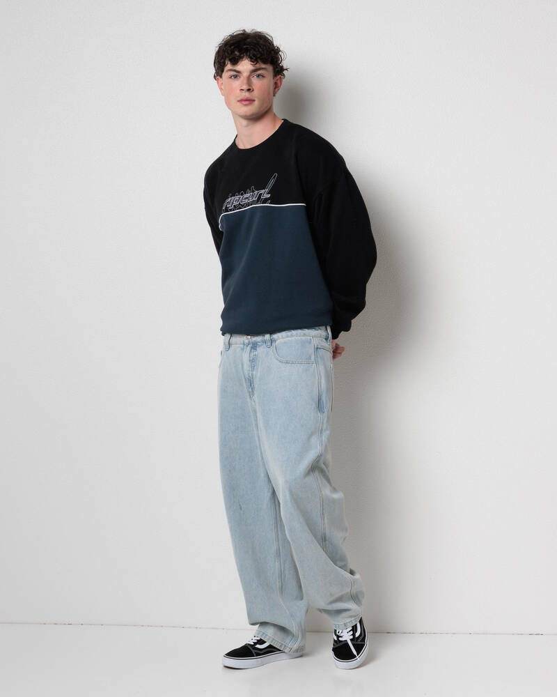 Rip Curl Panel Beater Crew Sweatshirt for Mens