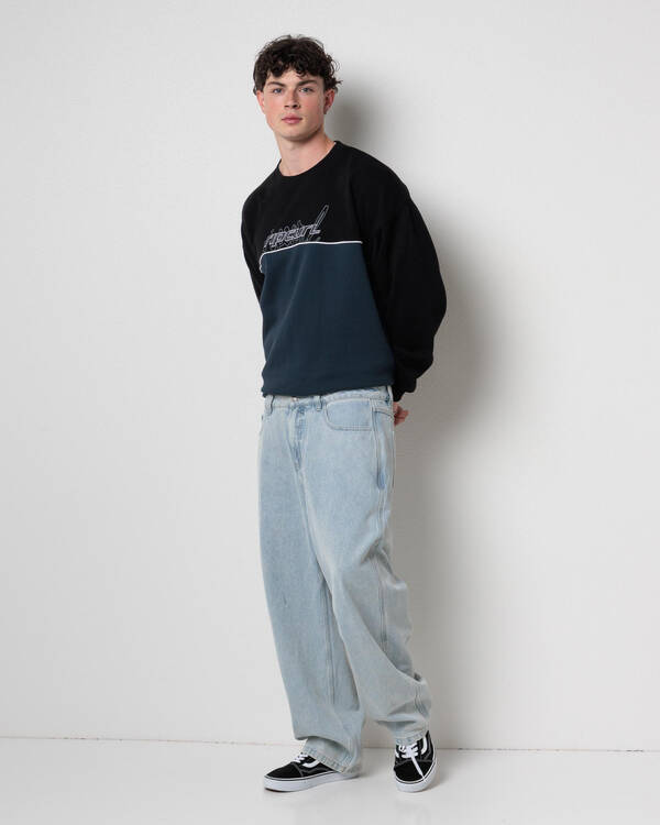 Rip Curl Panel Beater Crew Sweatshirt for Mens