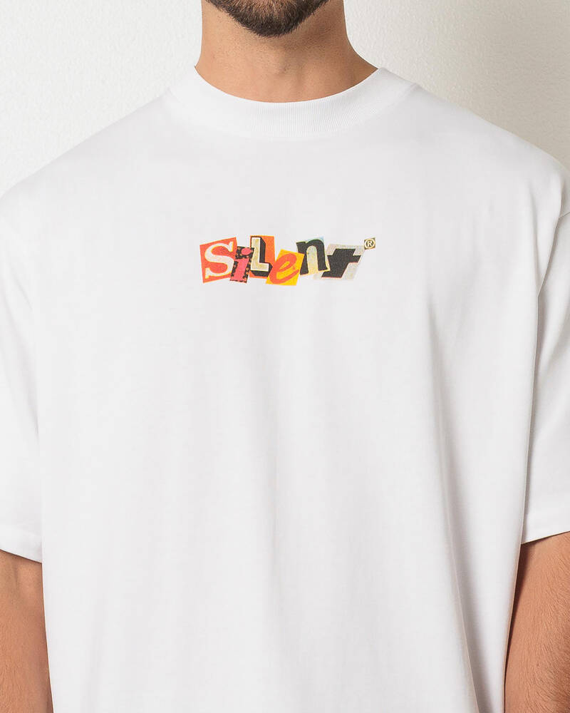 Silent Theory Ransom Box Fit T-Shirt for Mens