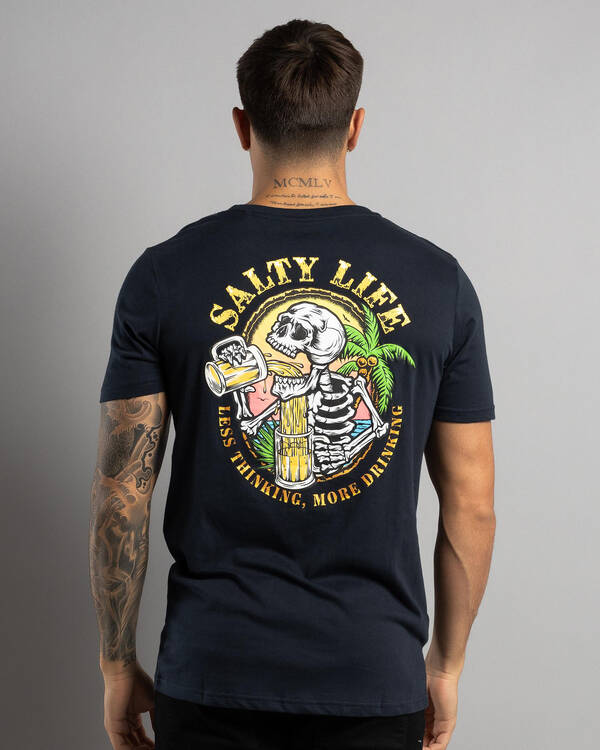 Salty Life Skull Duggery T-Shirt for Mens