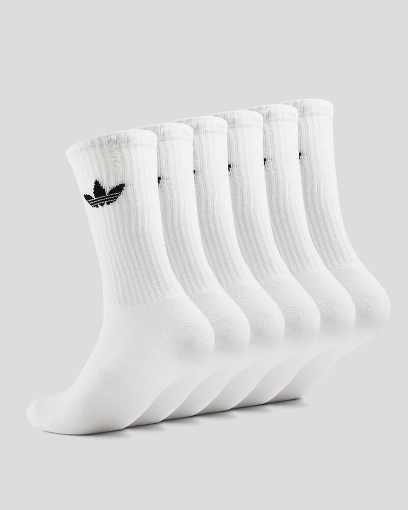 adidas Trefoil Crew Socks 6 Pack for Womens