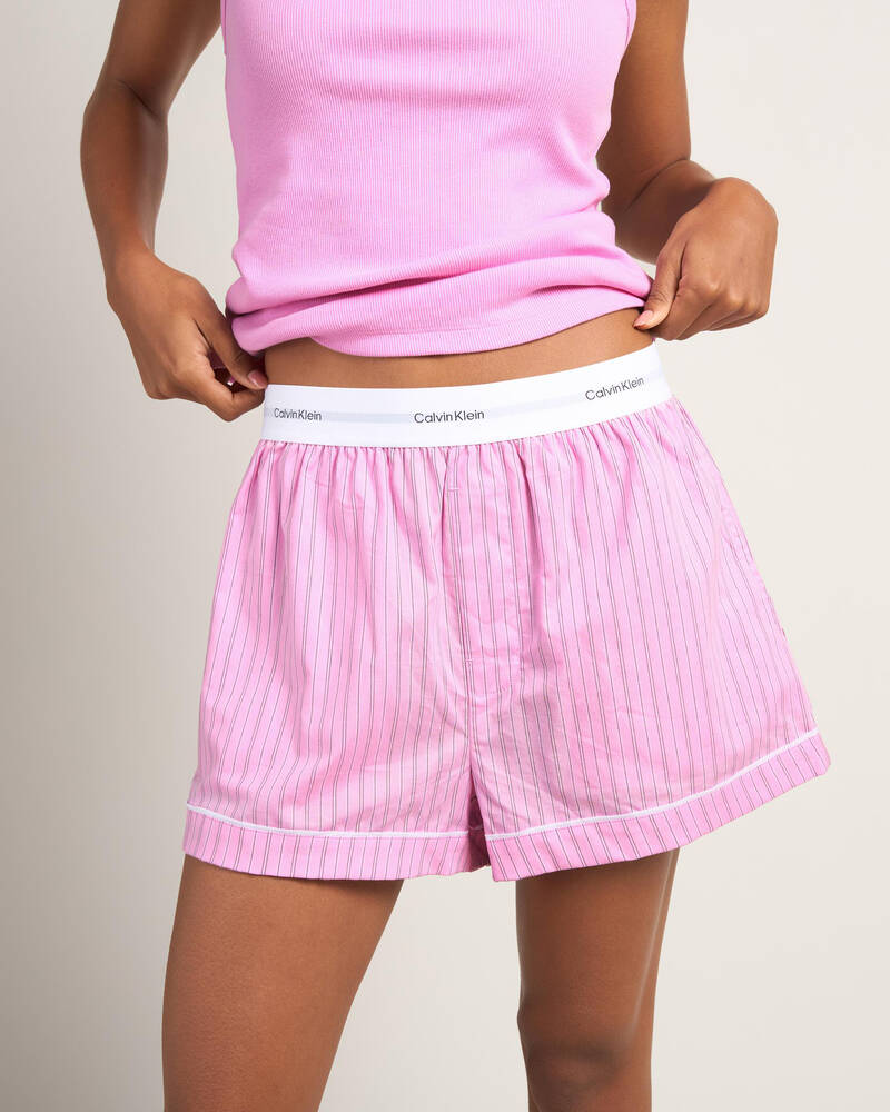 Calvin Klein V-Day Poplin Shorts for Womens