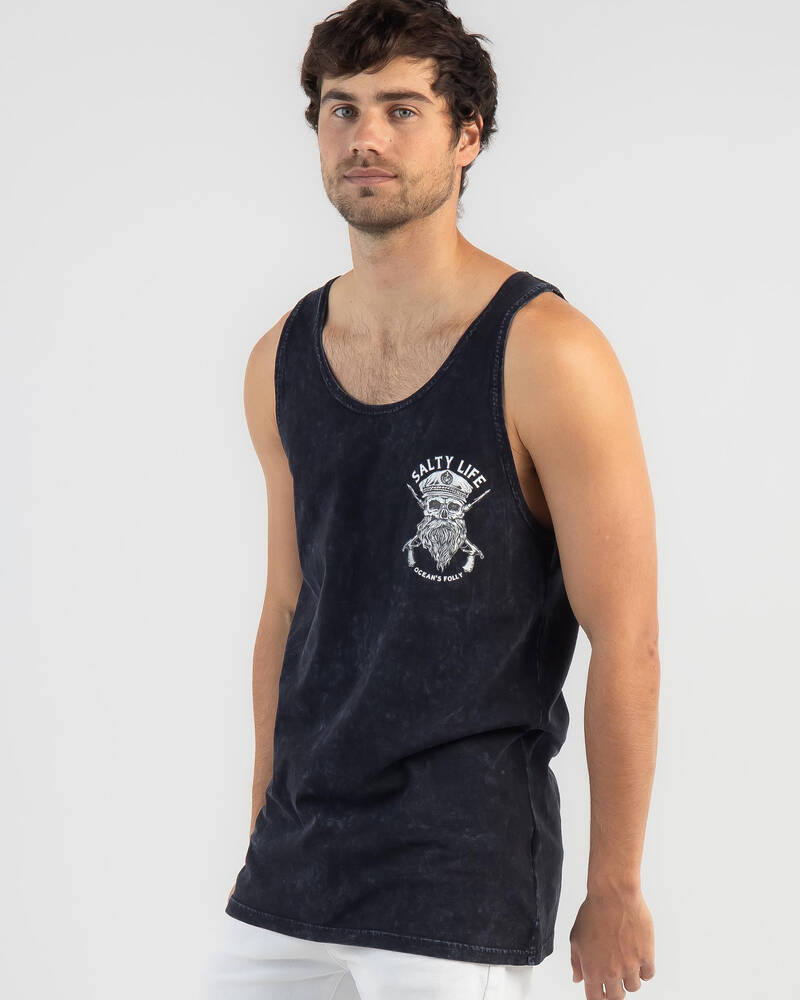 Salty Life Oceans Folly Singlet for Mens