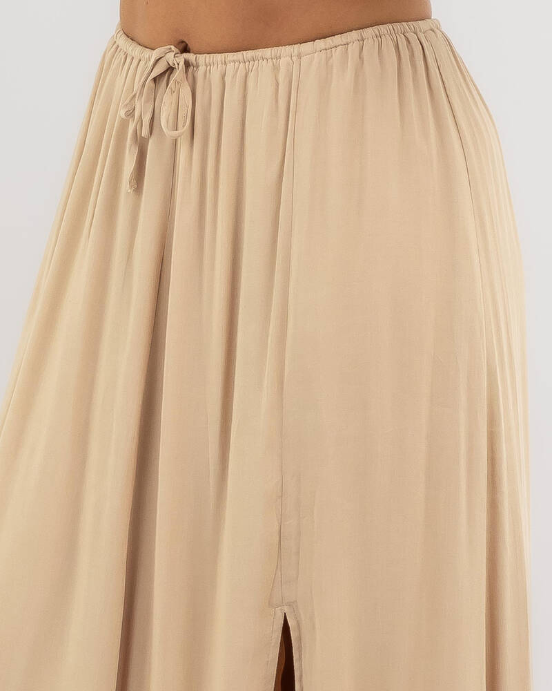 Mooloola Bromley Maxi Skirt In Beige - Fast Shipping & Easy Returns ...