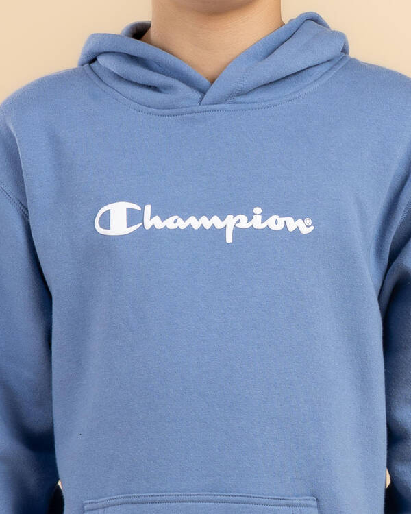Champion Boys' Puff Script Hoodie for Mens