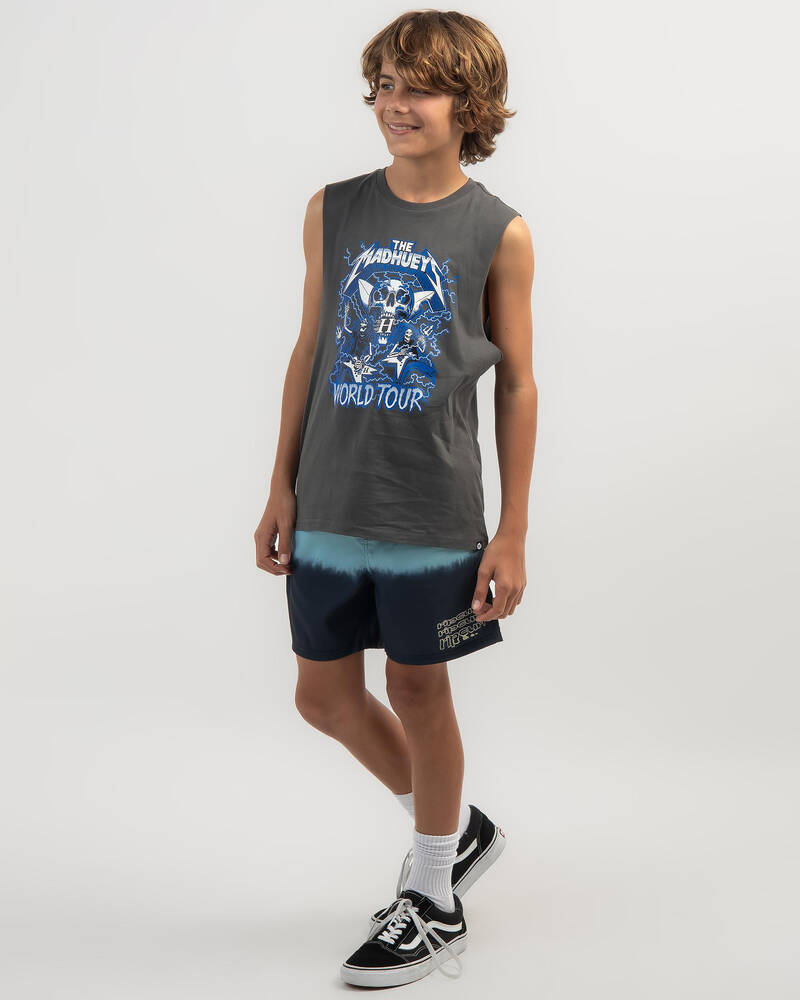 The Mad Hueys Boys' World Tour Muscle Tank for Mens