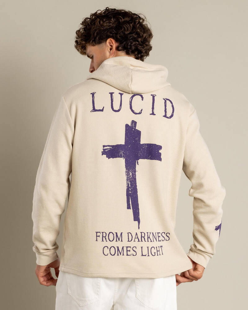 Lucid Gain Hooded Long Sleeve T-Shirt for Mens