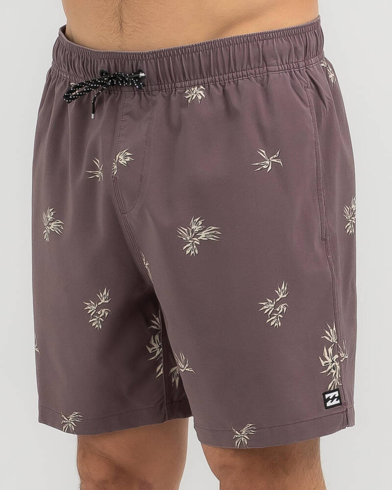 Billabong Sundays Layback Elastic Waist Board Shorts for Mens