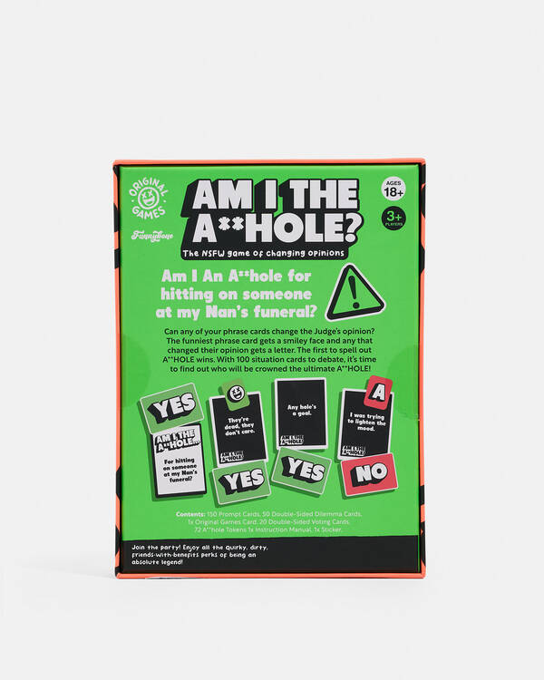 Funnybone Am I The A**hole Game for Unisex