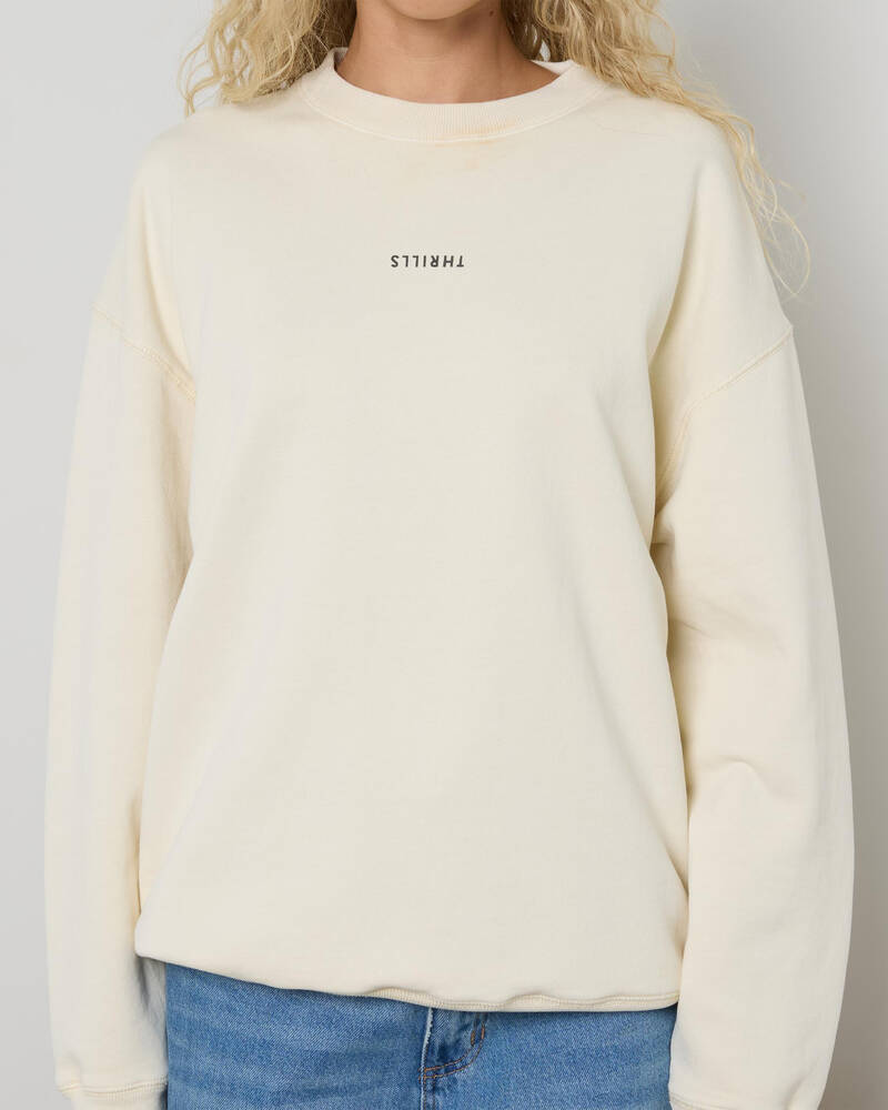 Thrills Minimal Thrills Slouch Crew Sweatshirt for Womens