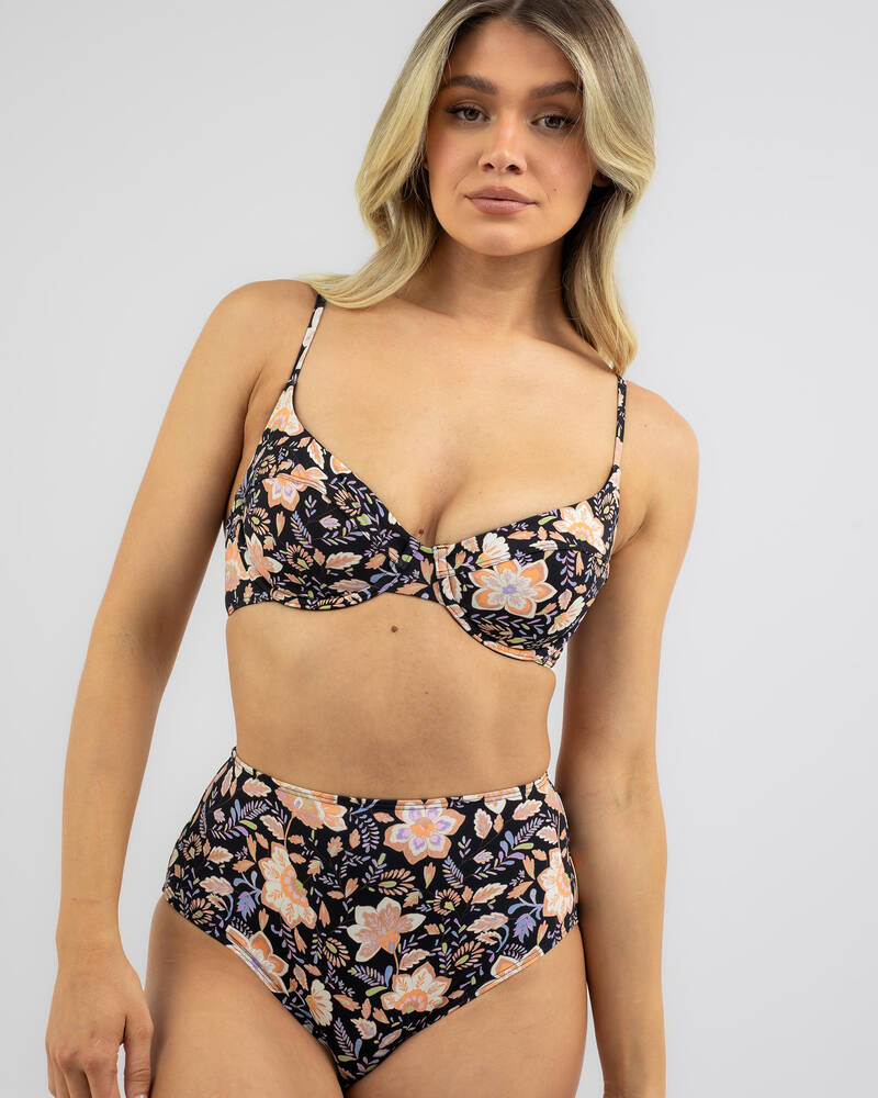 Billabong Hideaway Hippie Nova DD Bra Bikini Top for Womens