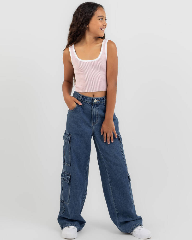 Mooloola Girls' Basic Knit Top for Womens