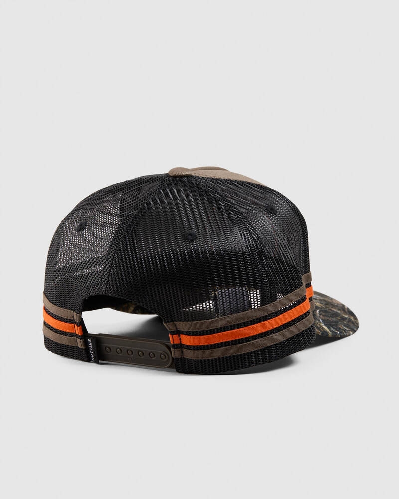 Salty Life Once Bitten Bullseye Trucker Cap for Mens