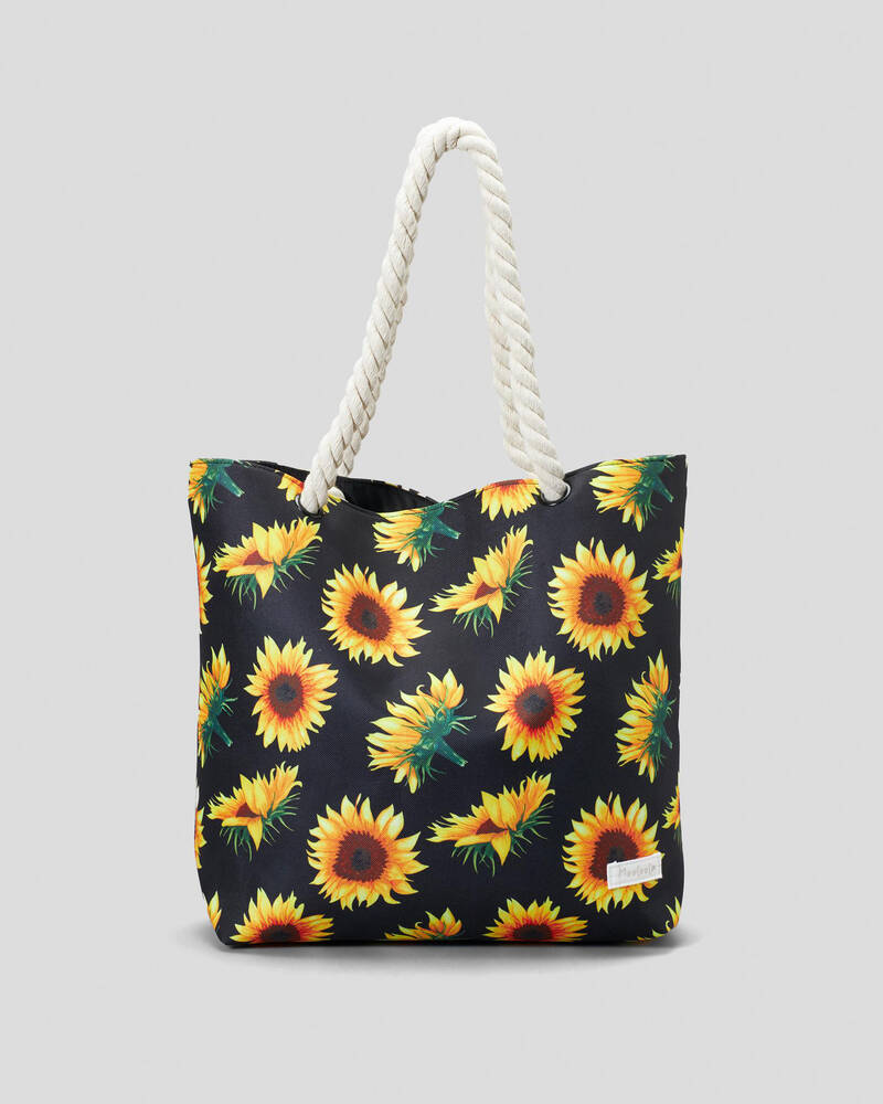 Mooloola Sunflower Time Beach Bag for Womens