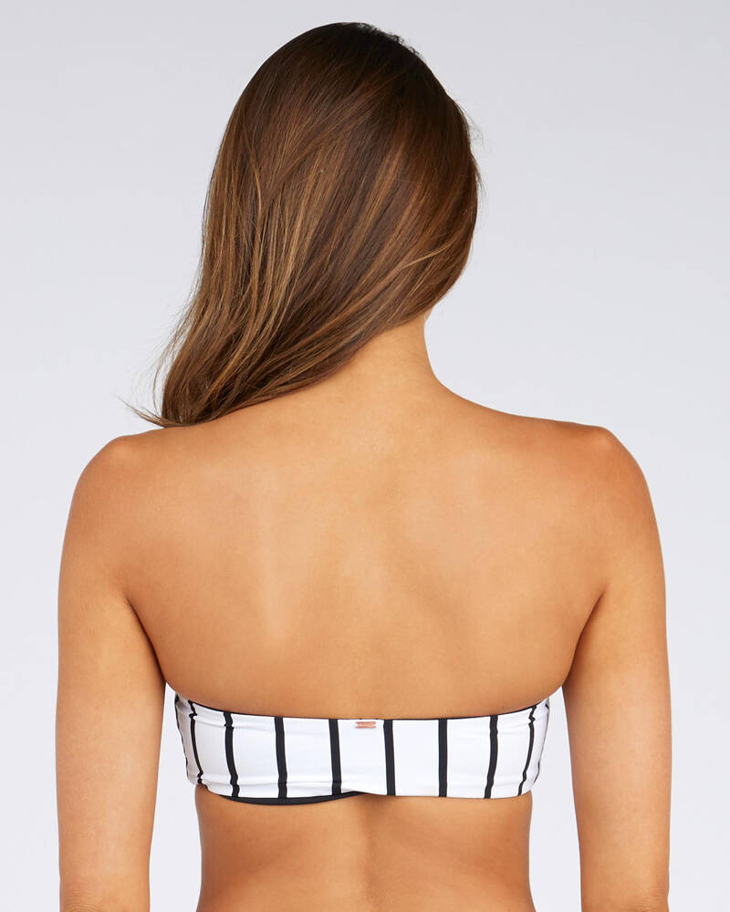 Topanga Cool Stripe Bikini Top for Womens
