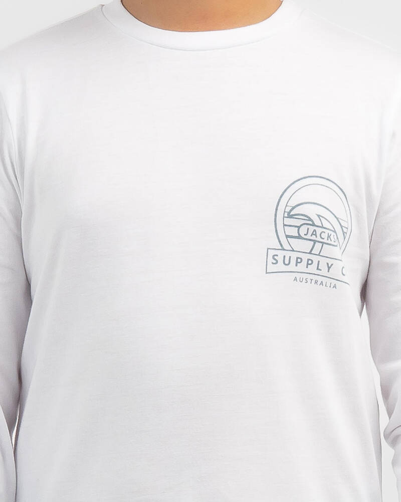 Jacks Boys' Eruption Long Sleeve T-Shirt for Mens