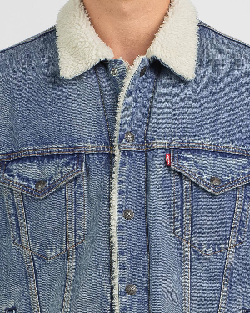 Levi's VTG Fit Sherpa Trucker Jacket for Mens